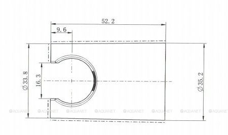 Фото держатель для душа allen brau priority 5.31b15-bn, никель браш