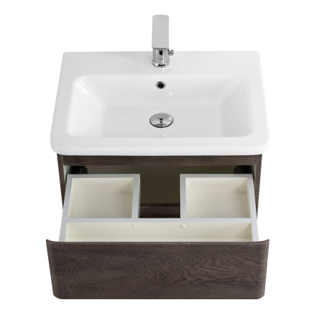 Фото тумба подвесная  belbagno albano-cer 60 rovere nature grigio 