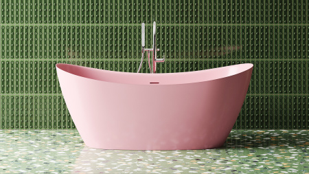 Фото ванна salini s-stone noemi 101811smrf 185*81 см, матовая покраска по ral полностью