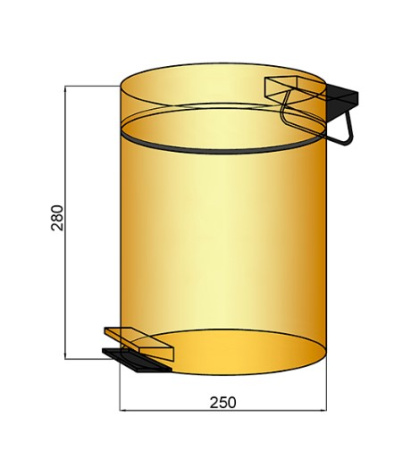 Фото ведро boheme medici 10630, бронза