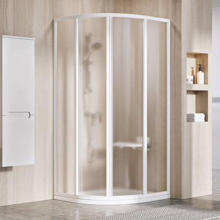 Фото душевой угол ravak supernova skcp4-80 31140100zg 80*80 см, профиль белый/стекло матовое
