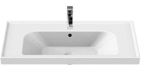 Фото раковина керамическая opadiris frame 80 см, белая