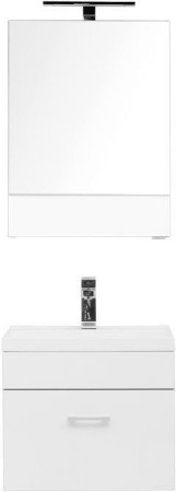 Фото комплект мебели aquanet верона new 50 белый (подвесной 1 ящик)