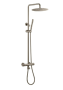 Фото душевая колонна boheme uno термостат 468-t-nb, никель брашированный