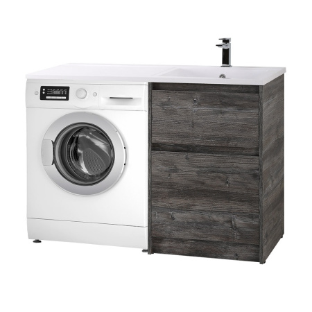 Фото тумба напольная belbagno kraft-lvd-58/120-r pino pasadena, раковина белая