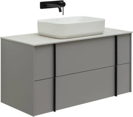 Фото тумба под раковину allen brau reality 100 1.32007.pgm платина матовый