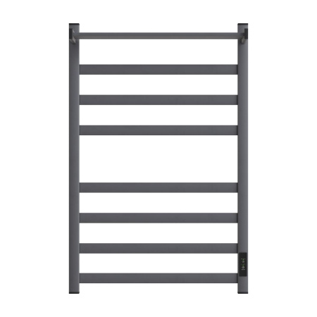 Фото полотенцесушитель электрический point меркурий pn83858pgr п7 500x800 с полкой, диммер справа, графит
