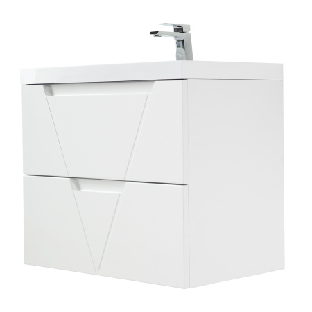 Фото тумба подвесная belbagno vittoria 70 bianco lucido-p 