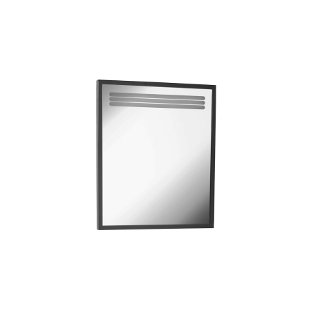 Фото зеркало с подсветкой creavit arya 65 см ar065-a.ss, черное