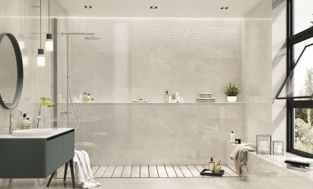 Atlas Marvel Travertine, Керамогранит, 120x120 см