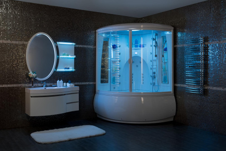 Фото комплект мебели aquanet опера 115 l белый (2 дверцы 2 ящика)