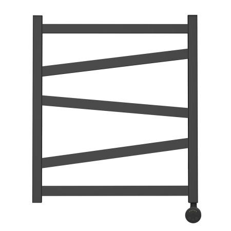 Фото полотенцесушитель электрический point феникс pn15156be п5 500x600 левый/правый, черный