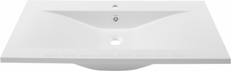 Фото раковина для тумбы de aqua рондо 90 см, белая