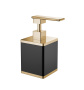 Фото дозатор настольный boheme 10969-b-g, черный/золото