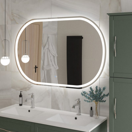 Зеркало с подсветкой Cezares CZR-SPC-GIUBILEO-1200-800-TCH-WARM 120*80 см