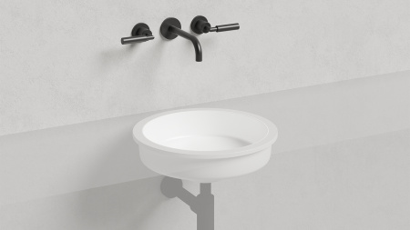 Фото раковина salini s-stone marea 04 1802204mrf, матовая покраска по ral полностью