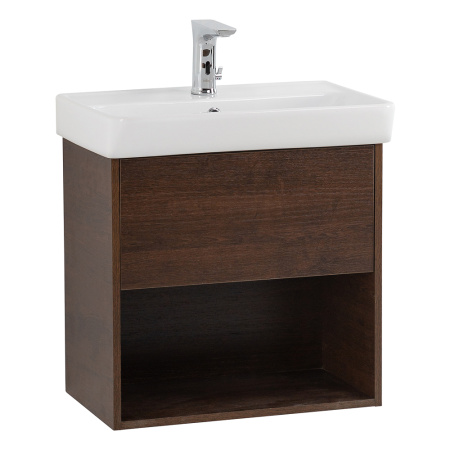 Фото тумба подвесная с одним ящиком belbagno neon 50 rovere scuro 