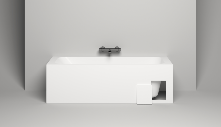 Фото ванна salini s-stone orlanda 102025mrf 160*70 см, матовая покраска по ral полностью