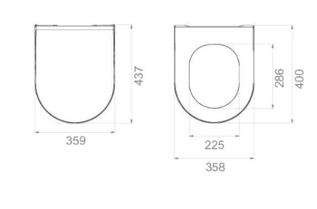 Фото сиденье для унитаза boheme nero 966-b микролифт, черная матовая