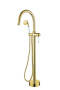 Фото смеситель напольный для ванны boheme imperiale 289, золото