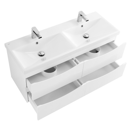 Фото тумба подвесная belbagno marino-cer 120 bianco lucido 