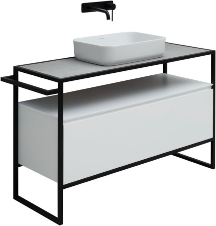 Фото тумба под раковину allen brau priority 120 1.31004.wm белый матовый