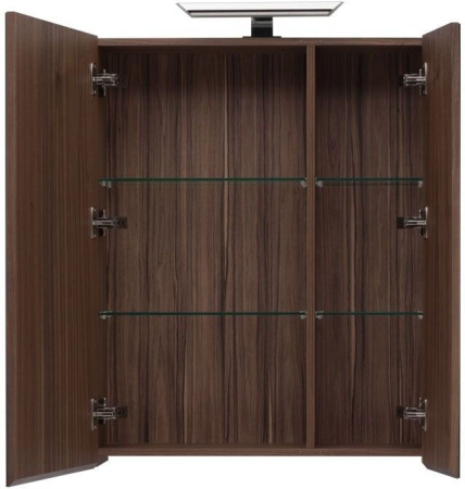 Фото зеркало-шкаф aquanet нью-йорк 70 орех