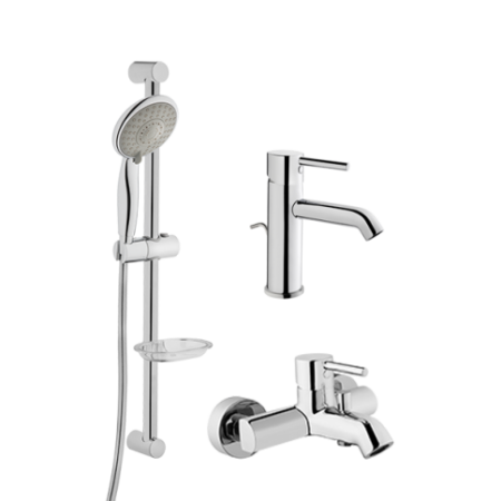 Фото набор смесителей vitra minimax s, хром