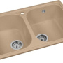 Фото гранитная мойка aquagranitex m-15 песочный