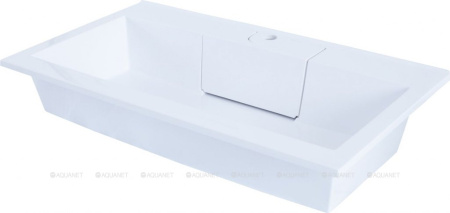 Фото раковина для тумбы цвет и стиль фортуна 80, белая