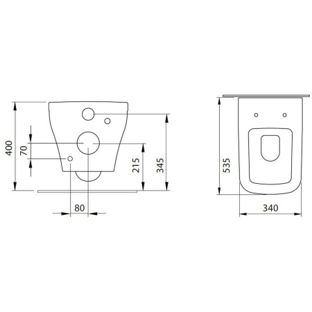 Фото унитаз подвесной безободковый allen brau infinity 4.21011.20, белый глянец