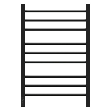 Фото полотенцесушитель электрический point веста pn70758b п9 500x800, диммер слева, черный