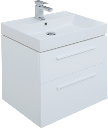 Фото комплект мебели aquanet nova 60 белый (2 ящика)