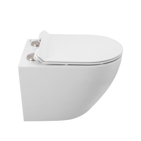 Фото унитаз подвесной безободковый belbagno sfera-tor bb046ch-tor, белый