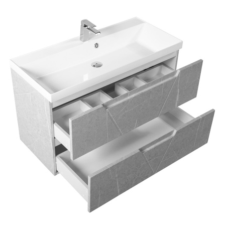 Фото тумба подвесная belbagno vittoria 100 toros bianco 