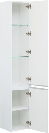 Фото пенал подвесной aquanet гласс 35 белый