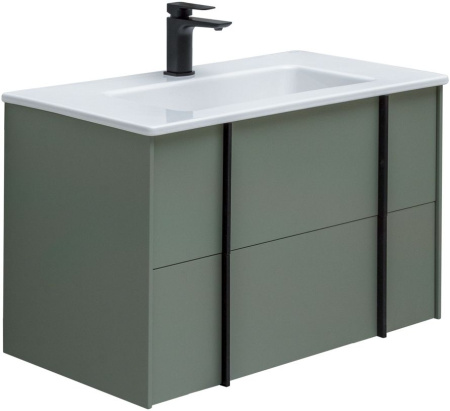 Фото тумба под раковину allen brau reality 80 1.32005.cgm олива матовый