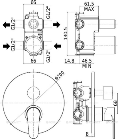 Фото набор смесителей paffoni green 5 в 1 (сет 9)