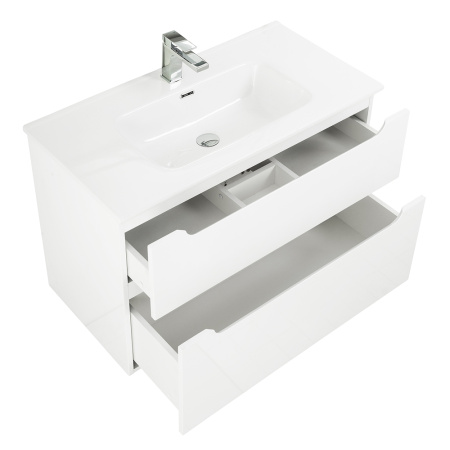 Фото тумба подвесная belbagno etna-h60 100 bianco lucido 