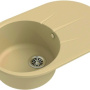 Фото мойка кухонная ewigstein rund 75х48 бежевый