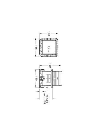 Фото душевая система vitra origin a49284exp 3х позиционная, черная матовая