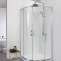 Фото душевой уголок bravat line bs090.1201a прозрачное стекло /хром 90x90