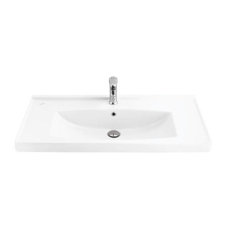 Фото раковина мебельная creavit sera 100 см tf200-00cb00e-0000, белая