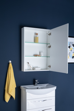 Фото зеркало-шкаф aquanet орлеан 60 белый