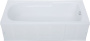 Фото акриловая ванна aquanet extra 150*70 см, белая
