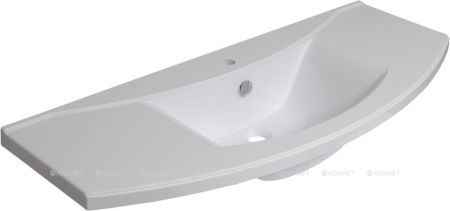 Фото раковина для тумбы aquanet тренто 120 см, белая Фото раковина для тумбы aquanet тренто 120 см, белая