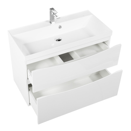 Фото тумба подвесная belbagno marino-h60 90 bianco lucido 