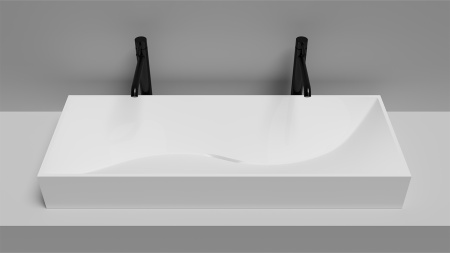 Фото раковина salini s-stone sonata 1401201mrf, матовая покраска по ral полностью