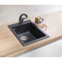 Фото кухонная мойка granula gr-4201 черный