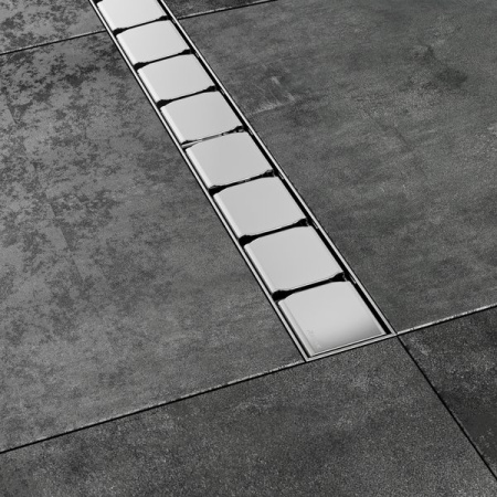 Фото душевой трап ravak 10° x01576 85 см, хром